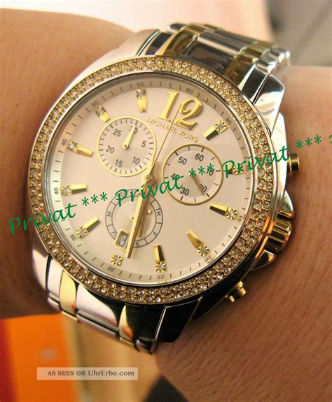 michael kors uhr silber gold damen